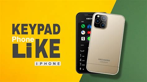 Keypad Mobile Look Like iPhone🌟3 Camera Wala Keypad Phone🌟kechoda k66 - YouTube