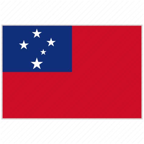 Country, flag, national, national flag, samoa, samoa flag, world flag icon