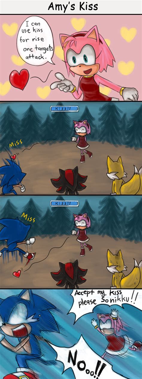 Sonic Chron : Amy's Kiss by chobitsG on DeviantArt