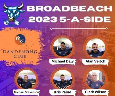 Dandenong Five Head to Broadbeach - Dandenong Club