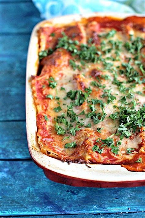 Best Chicken Spinach Lasagna - S&SM