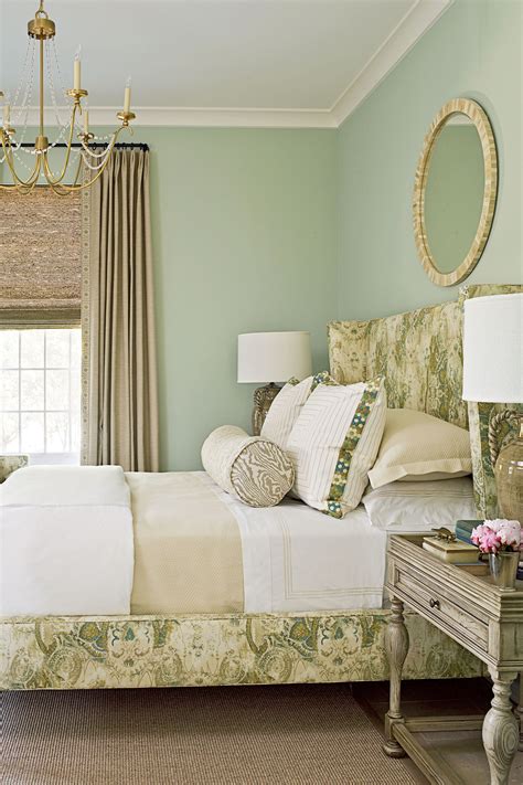 2012 | Rosemary Beach | Guest Bedroom | Designer: Urban Grace Interiors | Green bedroom walls ...