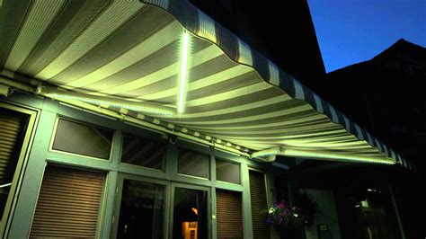 SunSetter Dimming LED Lights - Lateral Awning - YouTube