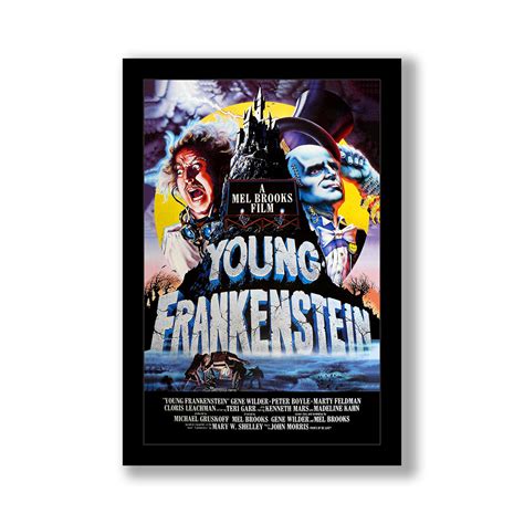 Young Frankenstein 11x17 Framed Movie Poster - Etsy