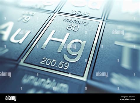 Mercury Chemical Element Stock Photo - Alamy