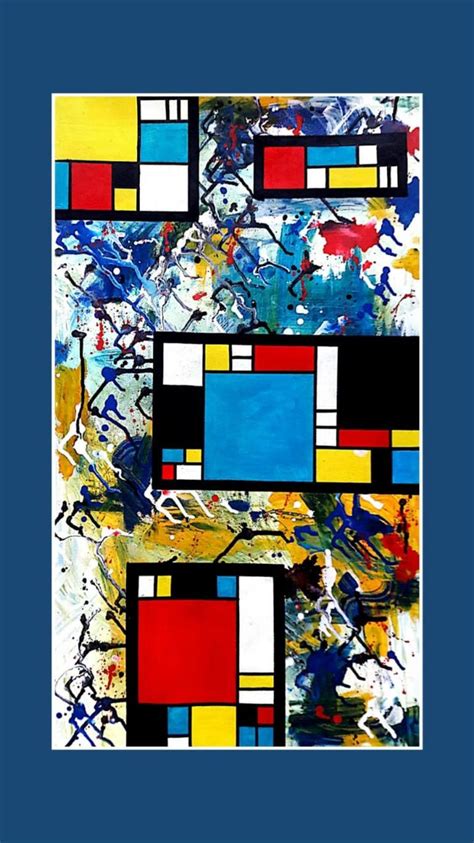 Modern Abstract Square Painting by Amila Withanage | Saatchi Art