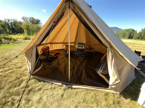 のため WHITEDUCK Regatta Canvas Bell Tent - w/Stove Jack， Waterproof， 4 Season Luxury Outdoor ...