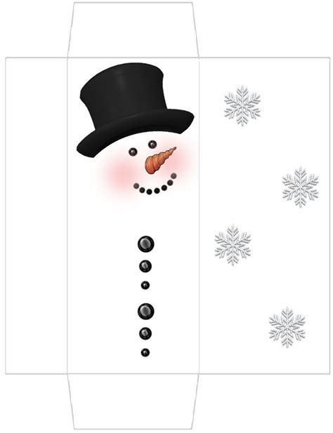 Printable Snowman Candy Bar Wrapper Template - Printable Templates