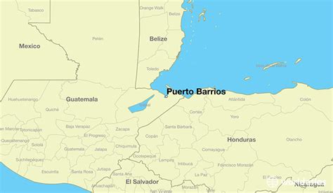 Where is Puerto Barrios, Guatemala? / Puerto Barrios, Izabal Map - WorldAtlas.com