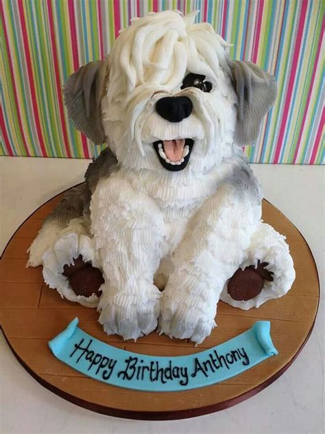 Cake decorating! | Puppy cake, Dog cakes, Dog birthday cake