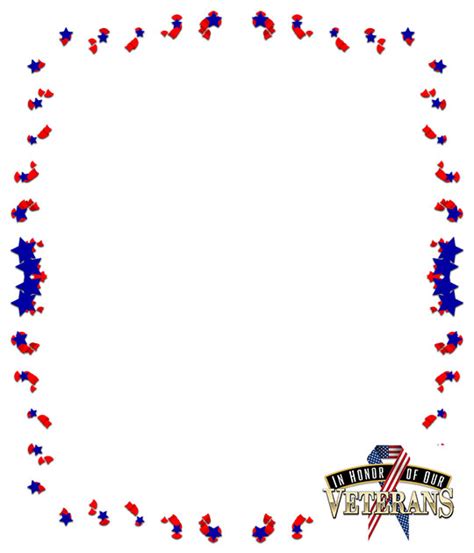 Free Veterans Day Border Graphics - Clipart Frames