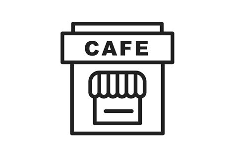 Cafe Line Icon Graphic by IconBunny · Creative Fabrica