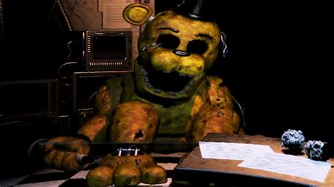 Five Nights at Freddy's 2 - NIGHT 6 - Golden Freddy Survived - YouTube