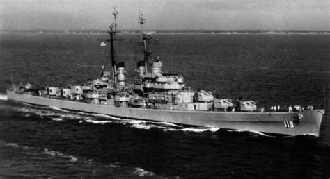 “USS JUNEAU” (CL-119) a (541.6') Juneau Class Light Cruiser – Commissioned: 15 February 1946 ...