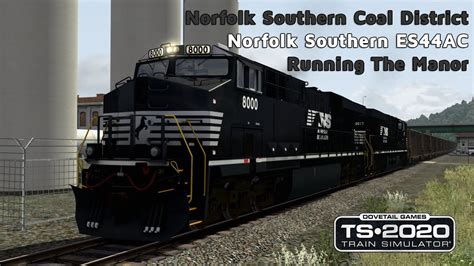 Running The Manor - Norfolk Southern Coal District - NS ES44AC - Train ...