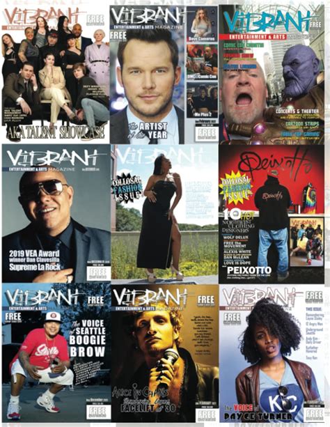 Vibrant Entertainment & Arts Magazine Collection: Revised