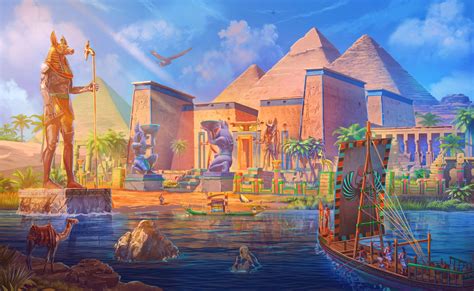 ArtStation - Ancient Egypt, Ilija Mandic | Ancient egypt art, Ancient egypt architecture ...