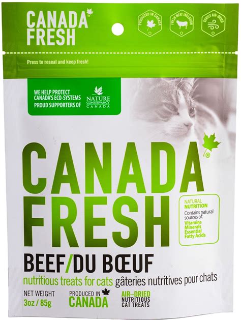 CANADA FRESH Beef Soft & Chewy Cat Treats, 3-oz bag - Chewy.com