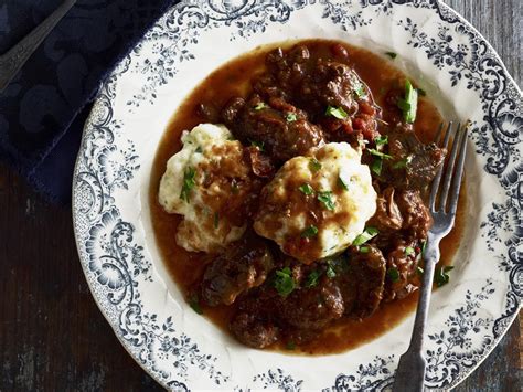 Beef casserole with cheesy herb dumplings | Recipe | Slow cooked beef casserole, Slow cooked ...