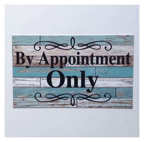 By Appointment Only Retro Vintage Style Sign Business Door - Etsy