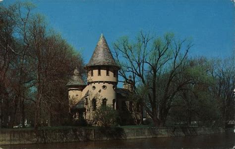 Curwood Castle Owosso, MI Postcard