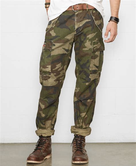 Lyst - Denim & Supply Ralph Lauren Camo Cargo Pants in Green for Men