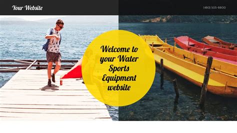 Water Sports Equipment Website Templates | GoDaddy