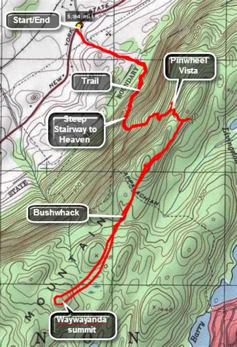 Wawayanda State Park Hiking Trail Map - Printable Map