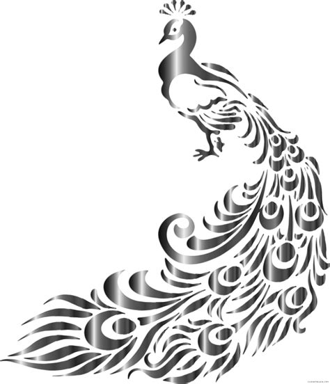 Peacock Line Drawing | Free download on ClipArtMag