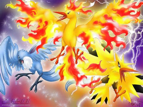 Legendary birds - Legendary Pokemon Wallpaper (6924218) - Fanpop