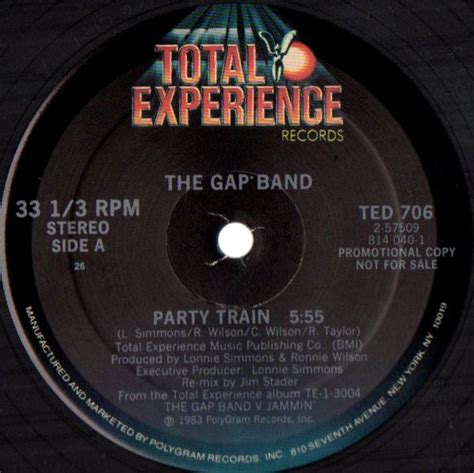 The Gap Band - Party Train (1983, Vinyl) | Discogs