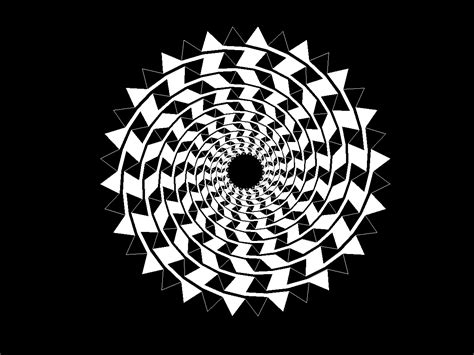 Fraser spiral animation: it appears to be a spiral that can rotate ...