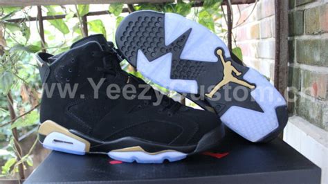 US$ 170.00 - Authentic Air Jordan 6 Black Gold - www.yeezycustom.cn