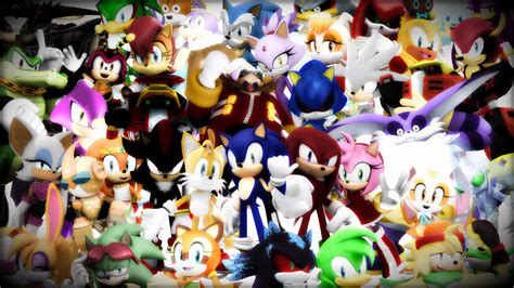 All Sonic Characters by OfficialNexion on DeviantArt