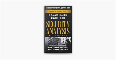 ‎Security Analysis, Sixth Edition, Part VII - Additional Aspects of Security Analysis ...