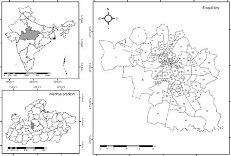 Location map of Bhopal city | Download Scientific Diagram