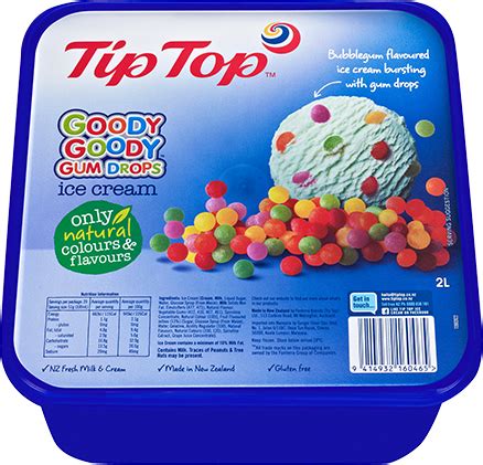 Goody Goody Gum Drops | Best ice cream flavors, Tip top ice cream, Ice ...