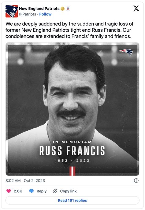 Former Pro Bowl TE Russ Francis dead in plane crash, Sunday, October 1, 2023 - Gematria Effect News