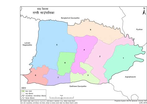 Map of Rapti Rural Municipality, Dang, Nepal – Nepal Archives