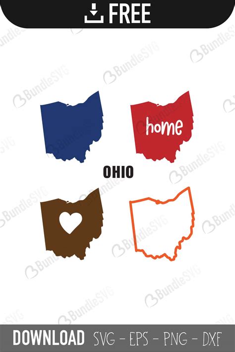 Ohio Outline Svg Free - canvas-link