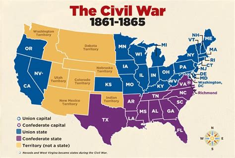 Civil War Battles By State – Legends of America