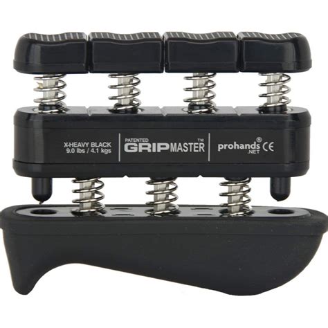 Gripmaster Hand Exerciser Black Heavy Tension - Exercise Poster