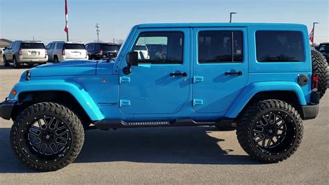 2018 Chief Blue Jeep Wrangler