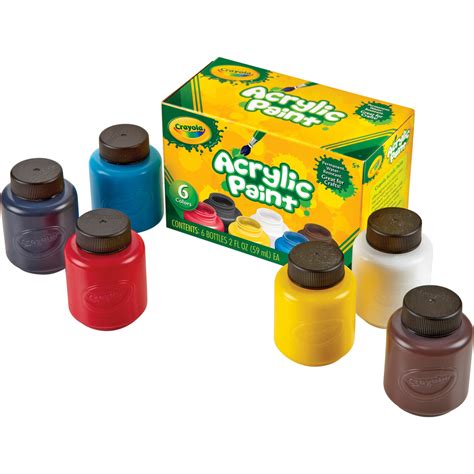 Crayola 6-color Acrylic Paint Set