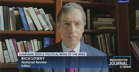 Rich Lowry on Campaign 2024 and Political News of the Week | C-SPAN.org