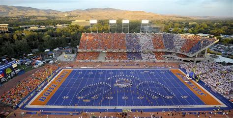 8 Crazy Colored College Football Fields That Boise State Approved