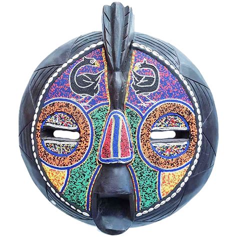 Ashanti Moon Mask - Home of African Wares I tribal luxe, carefully curated