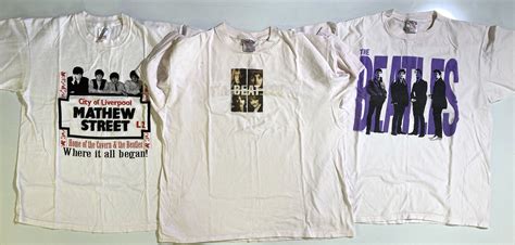 Lot 165 - THE BEATLES T-SHIRTS.