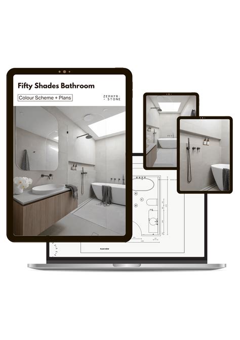 Fifty Shades Bathroom Plans and Colour Scheme Design Guide — Zephyr + Stone