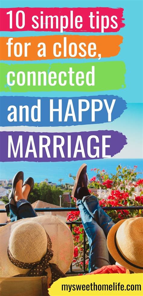 10 tips for a happy marriage | Happy marriage, Marriage advice quotes, Marriage